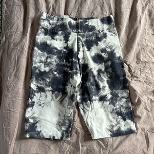 Tie die shorts pull and bear
